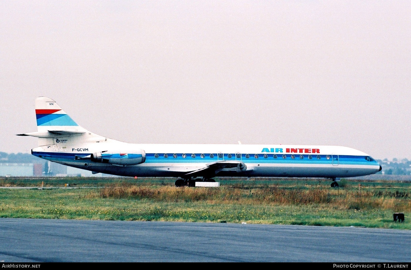Aircraft Photo of F-GCVM | Aerospatiale SE-210 Caravelle 12 | Air Inter | AirHistory.net #173085