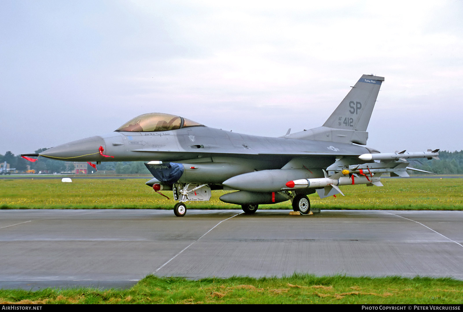 Aircraft Photo of 91-0412 / AF91-412 | Lockheed F-16CJ Fighting Falcon | USA - Air Force | AirHistory.net #173093