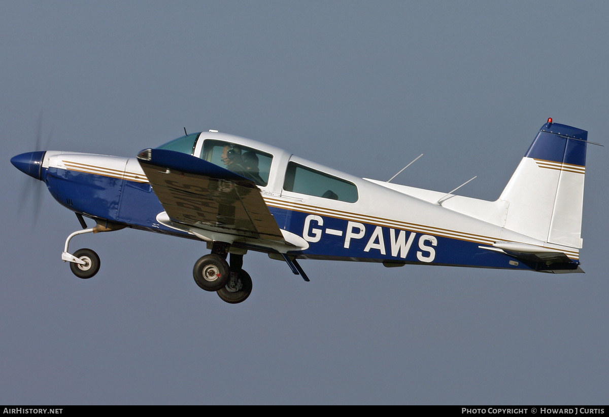 Aircraft Photo of G-PAWS | Gulfstream American AA-5A Cheetah | AirHistory.net #173096