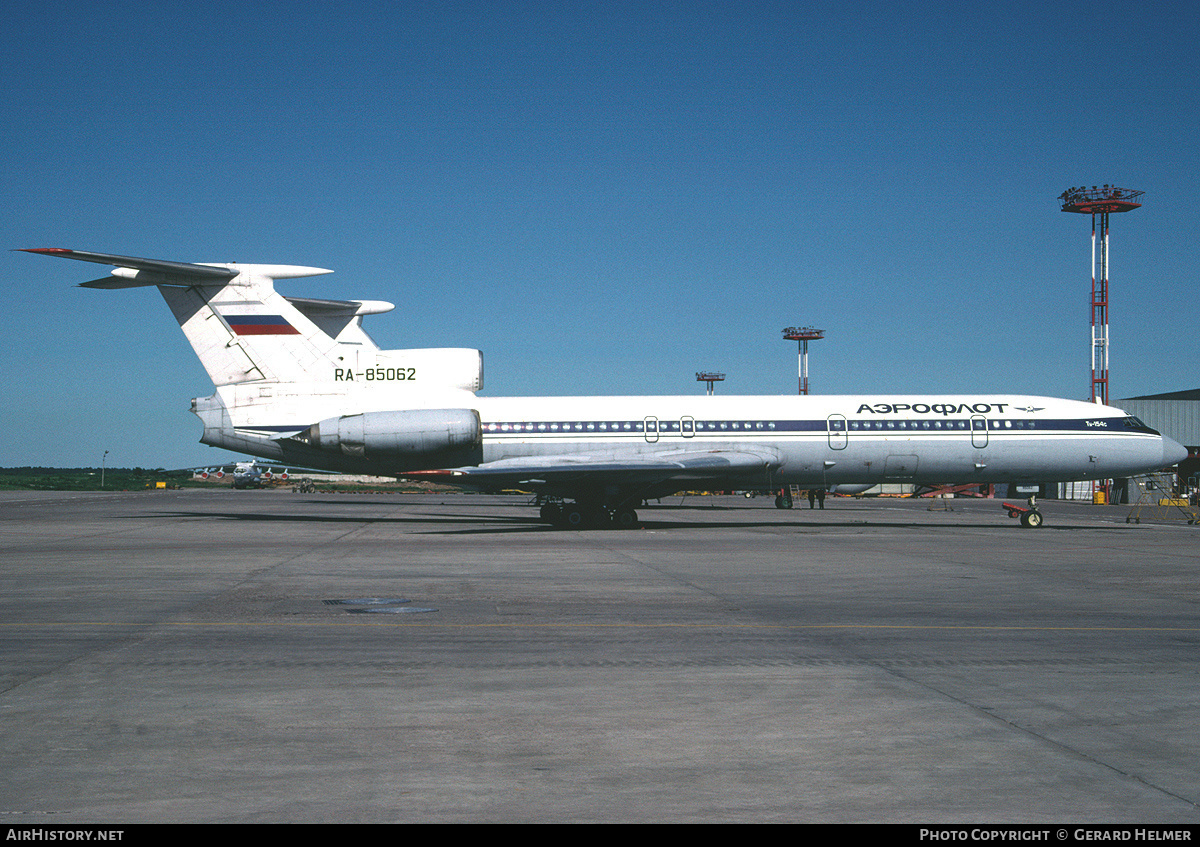 Aircraft Photo of RA-85062 | Tupolev Tu-154S | Aeroflot | AirHistory.net #173112