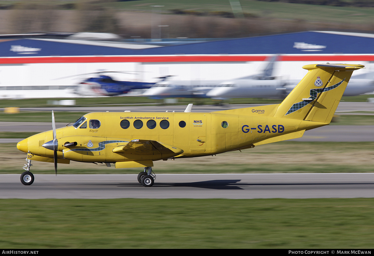 Aircraft Photo of G-SASD | Raytheon B200C King Air | Scottish Ambulance Service | AirHistory.net #173115