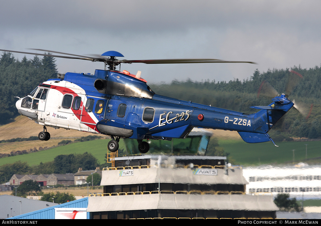 Aircraft Photo of G-ZZSA | Eurocopter EC-225LP Super Puma Mk2+ | Bristow Helicopters | AirHistory.net #173116