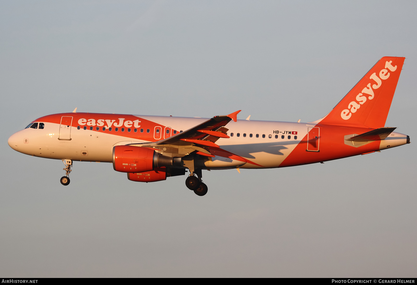 Aircraft Photo of HB-JYM | Airbus A319-111 | EasyJet | AirHistory.net #173119