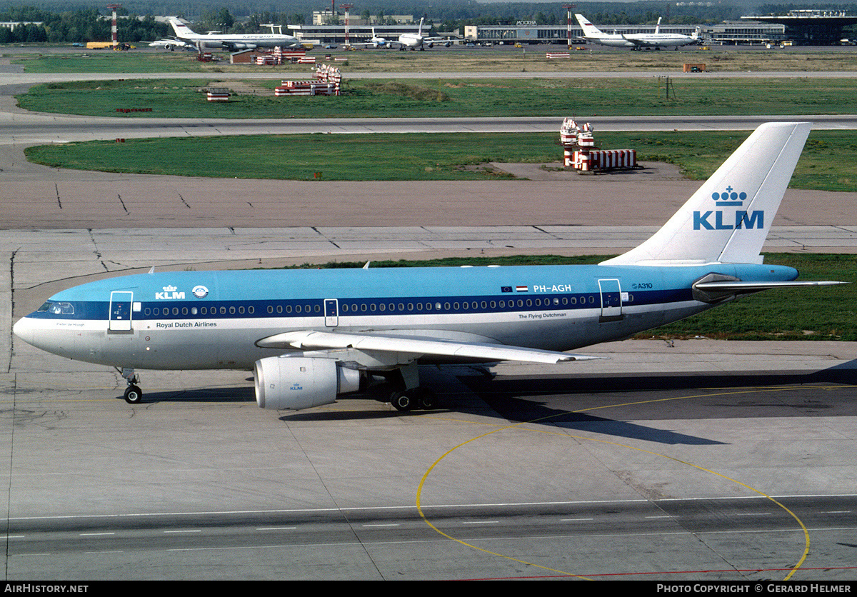 Aircraft Photo of PH-AGH | Airbus A310-203 | KLM - Royal Dutch Airlines | AirHistory.net #173130