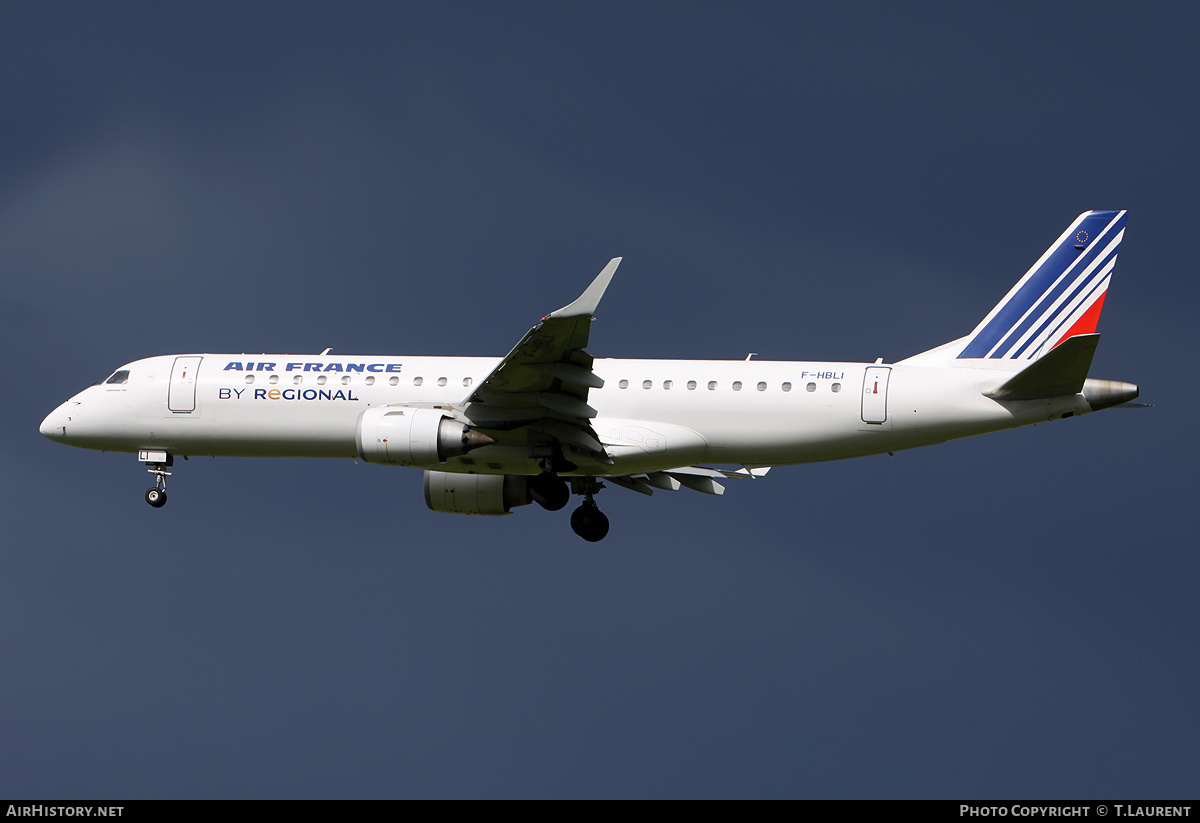 Aircraft Photo of F-HBLI | Embraer 190STD (ERJ-190-100STD) | Air France | AirHistory.net #173132