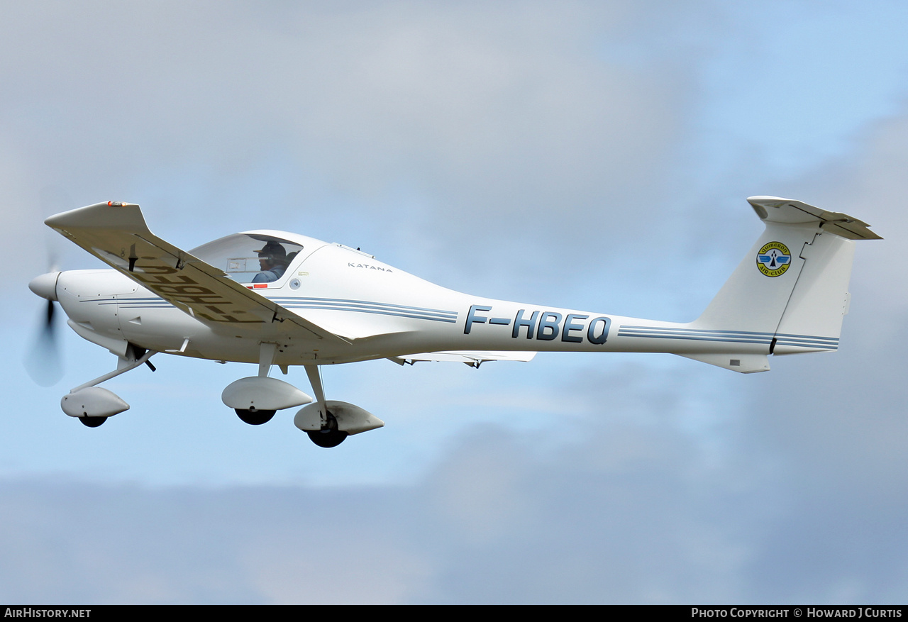 Aircraft Photo of F-HBEQ | Diamond DA20A-1 Katana | Quiberon Air Club | AirHistory.net #173143