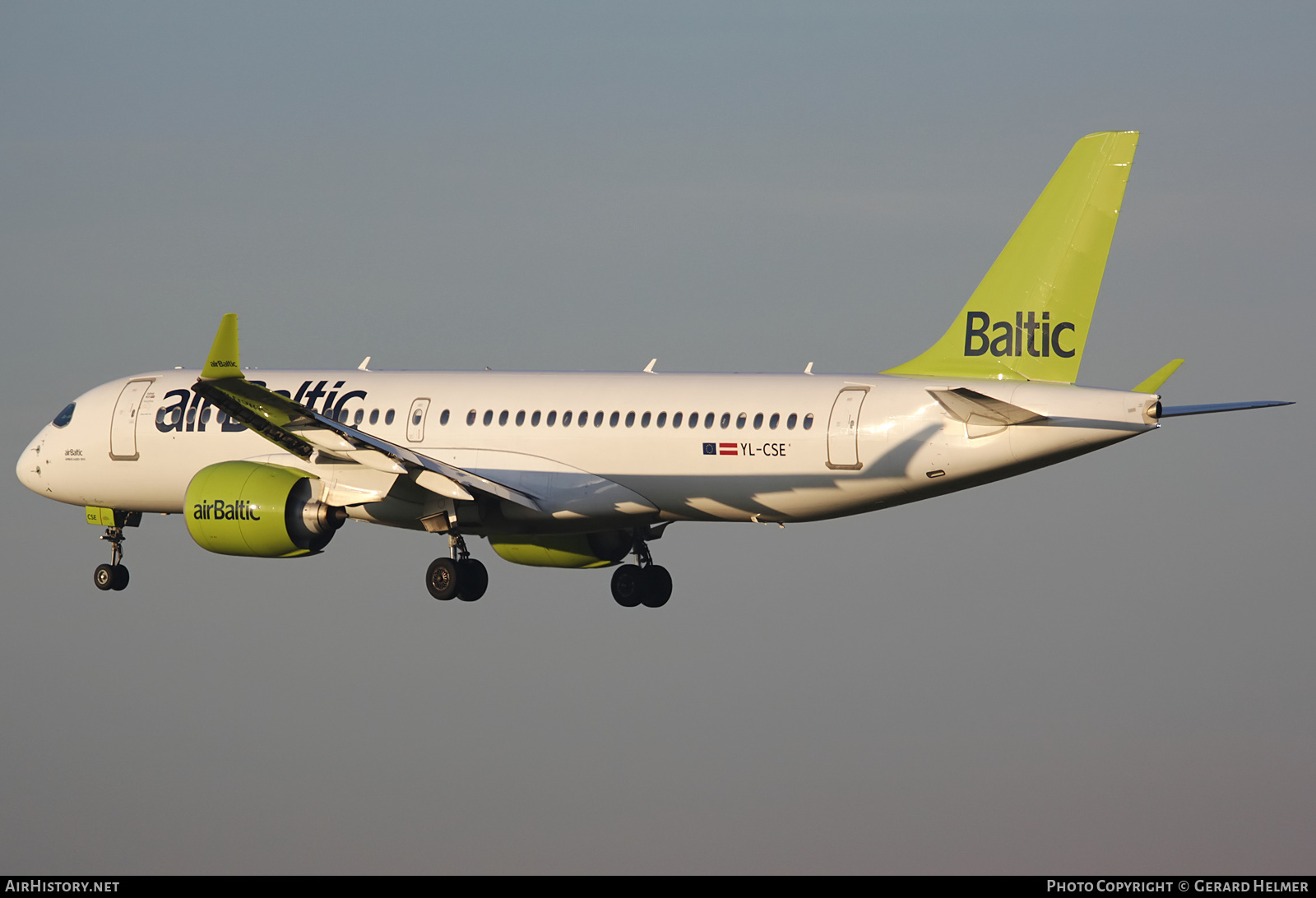 Aircraft Photo of YL-CSE | Bombardier CSeries CS300 (BD-500-1A11) | AirBaltic | AirHistory.net #173157