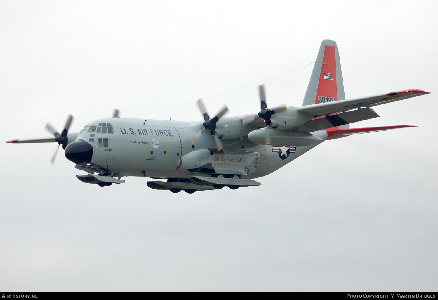 Aircraft Photo of 83-0493 / 30493 | Lockheed LC-130H Hercules (L-382) | USA - Air Force | AirHistory.net #173165