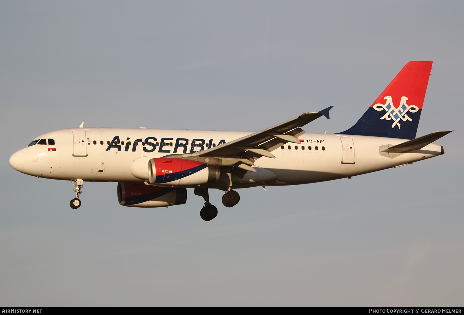 Aircraft Photo of YU-API | Airbus A319-132 | Air Serbia | AirHistory.net #173169