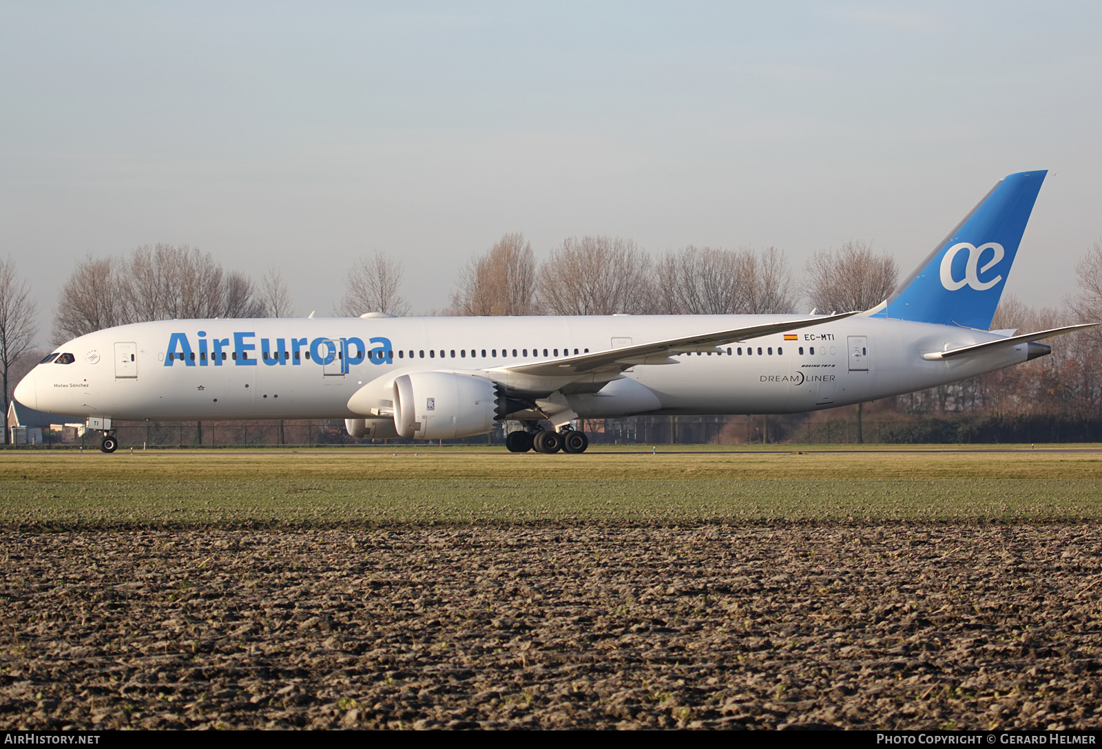 Aircraft Photo of EC-MTI | Boeing 787-9 Dreamliner | Air Europa | AirHistory.net #173178