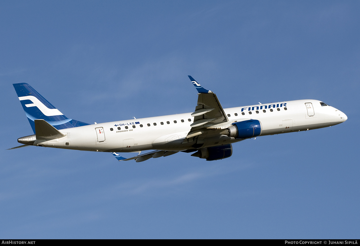 Aircraft Photo of OH-LKE | Embraer 190LR (ERJ-190-100LR) | Finnair | AirHistory.net #173193