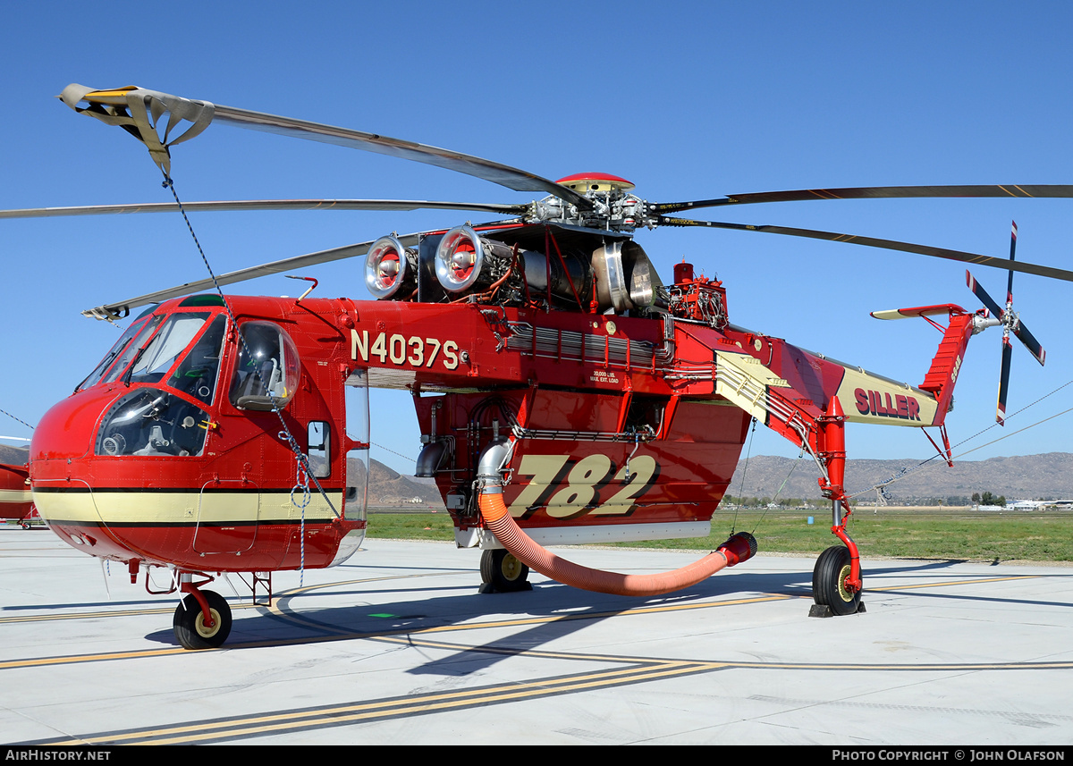 Aircraft Photo of N4037S | Sikorsky S-64E Skycrane | Siller Helicopters | AirHistory.net #173205