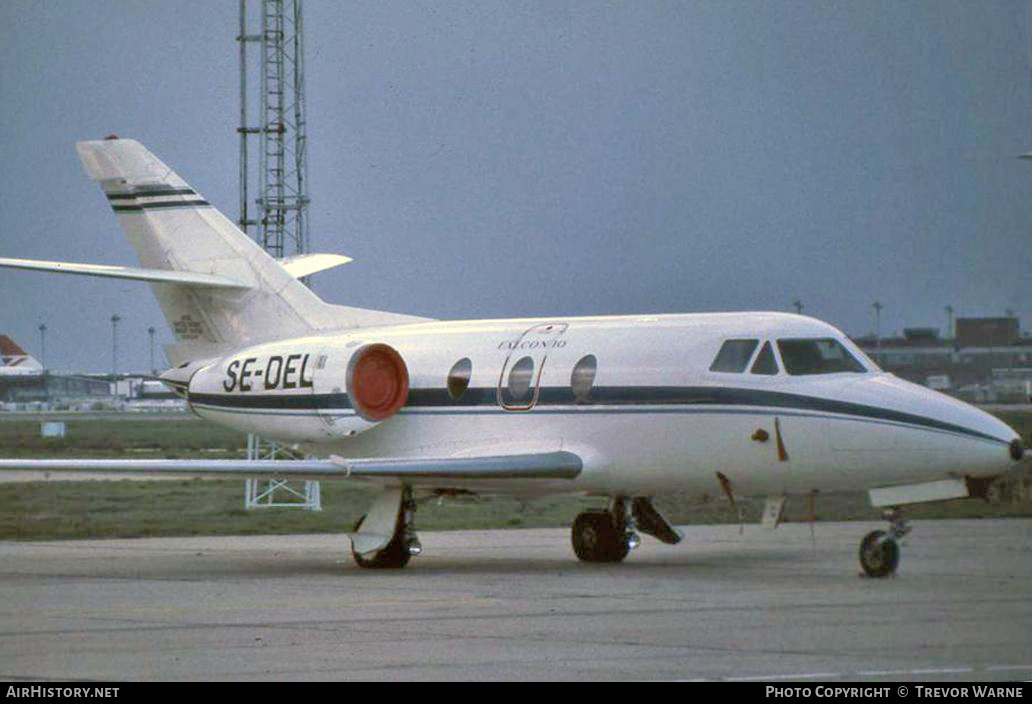 Aircraft Photo of SE-DEL | Dassault Falcon 10 | AirHistory.net #173221
