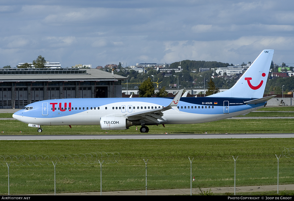 Aircraft Photo of D-ASUN | Boeing 737-8BK | TUI | AirHistory.net #173246