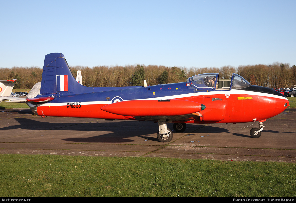 Aircraft Photo of XM365 | Hunting P.84 Jet Provost T3A | UK - Air Force | AirHistory.net #173267