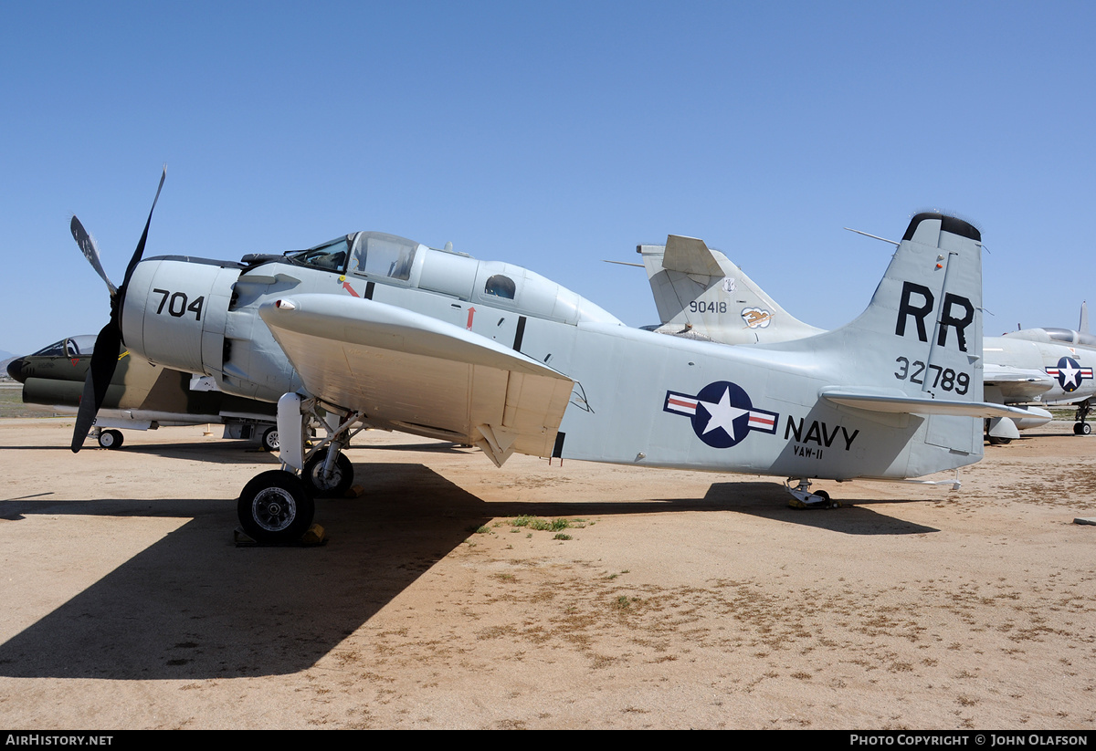 Aircraft Photo of 132789 / 32789 | Douglas EA-1E Skyraider | USA - Navy | AirHistory.net #173280