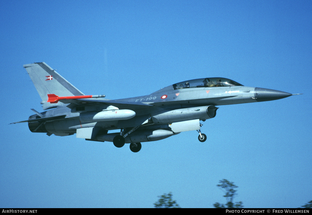 Aircraft Photo of ET-199 | General Dynamics F-16BM Fighting Falcon | Denmark - Air Force | AirHistory.net #173289