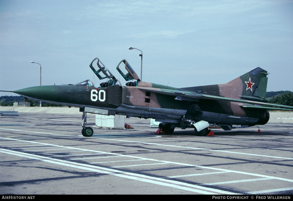 Aircraft Photo of 60 white | Mikoyan-Gurevich MiG-23UB | Russia - Air Force | AirHistory.net #173292
