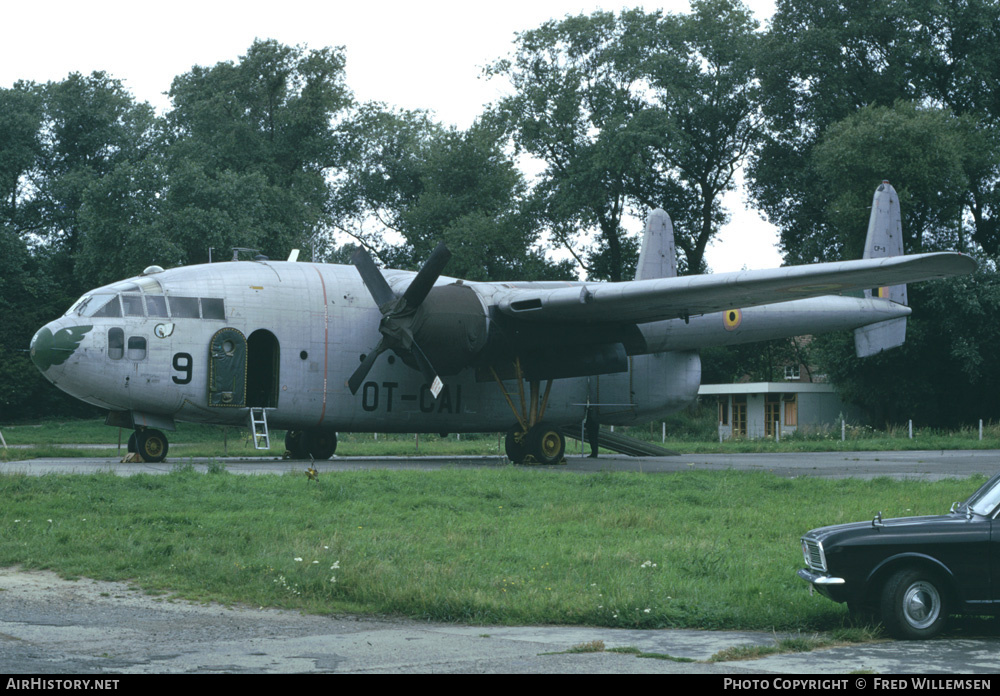 Aircraft Photo of CP-9 | Fairchild C-119G Flying Boxcar | Belgium - Air Force | AirHistory.net #173294