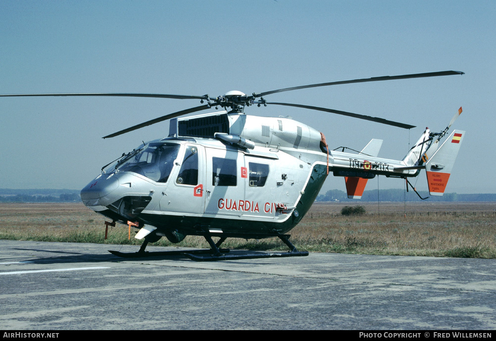 Aircraft Photo of HU22-3 | Eurocopter-Kawasaki BK-117A-3 | Spain - Guardia Civil | AirHistory.net #173300