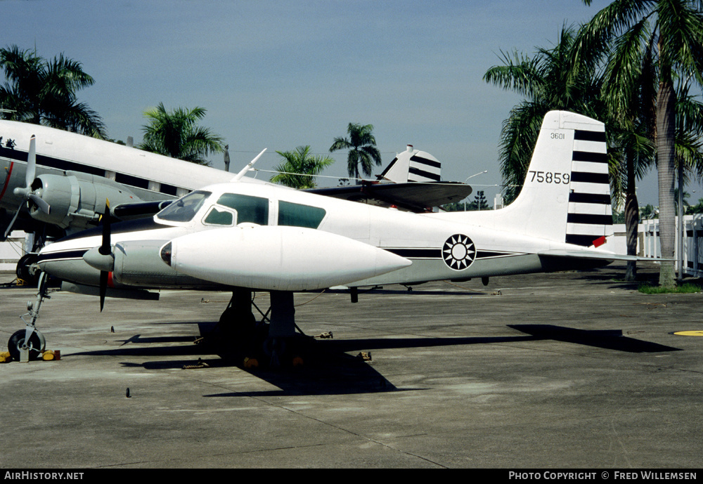 Aircraft Photo of 3601 | Cessna U-3A Blue Canoe (310A/L-27A) | Taiwan - Air Force | AirHistory.net #173327