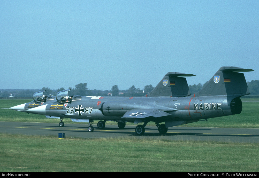Aircraft Photo of 2687 | Lockheed F-104G Starfighter | Germany - Navy | AirHistory.net #173329
