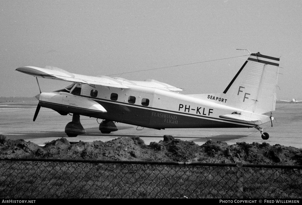 Aircraft Photo of PH-KLF | Dornier Do-28D-1 Skyservant | Flashband Flight | AirHistory.net #173333