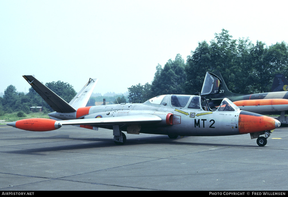 Aircraft Photo of MT2 | Fouga CM-170R Magister | Belgium - Air Force | AirHistory.net #173346