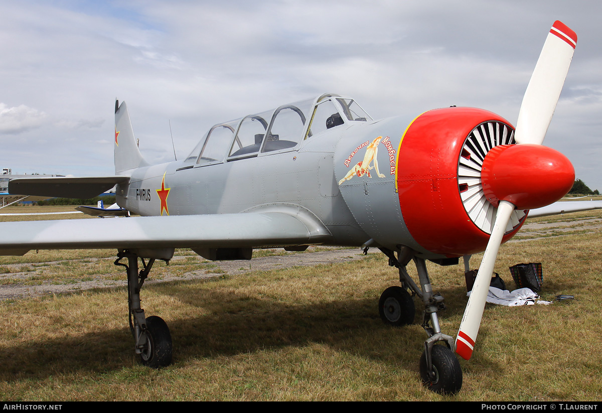 Aircraft Photo of F-WRUS | Yakovlev Yak-52... | Soviet Union - Air Force | AirHistory.net #173352