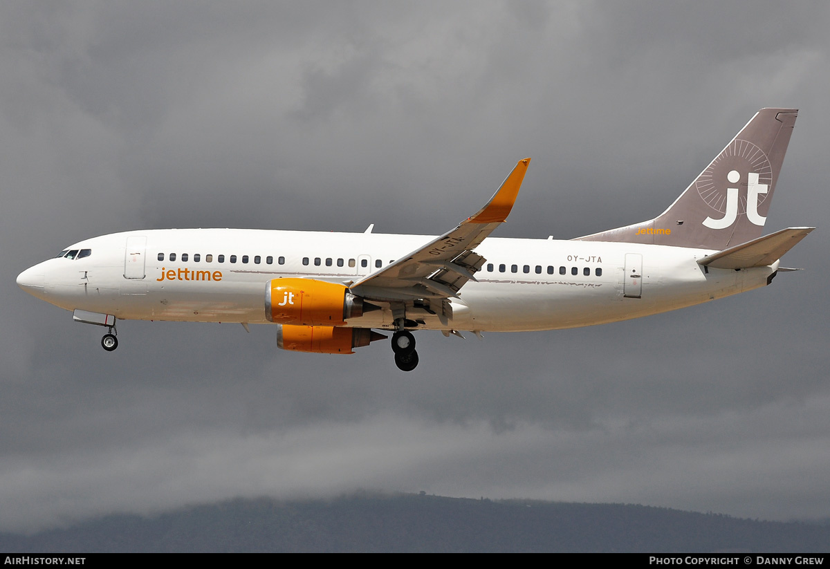 Aircraft Photo of OY-JTA | Boeing 737-33A | Jettime | AirHistory.net #173374