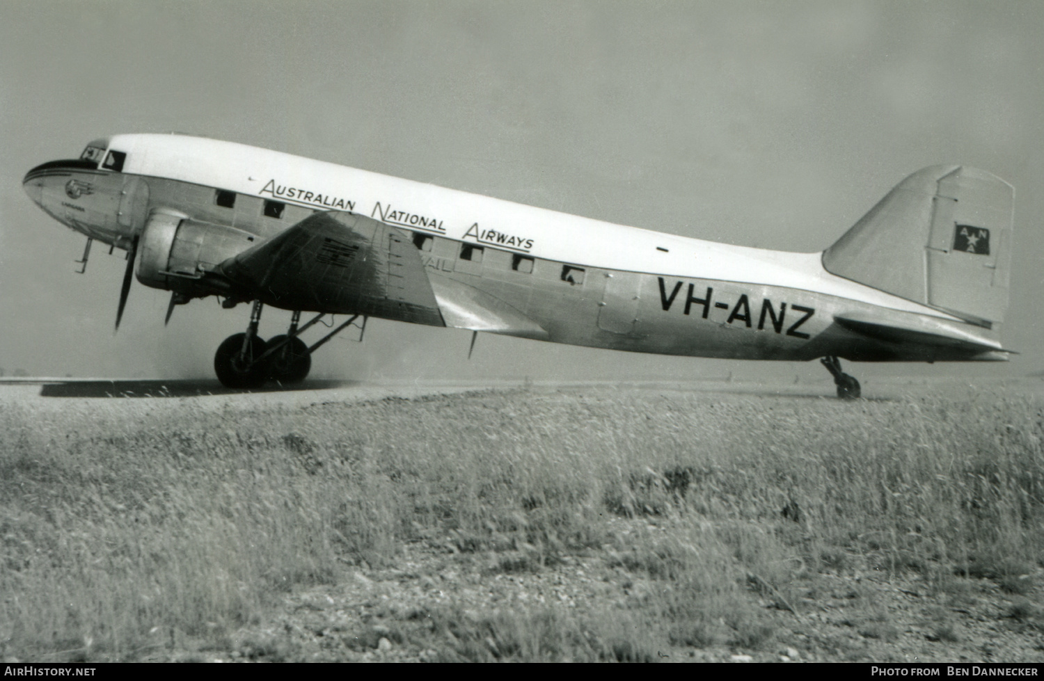 Aircraft Photo of VH-ANZ | Douglas DC-3-G202A | Australian National Airways - ANA | AirHistory.net #173404