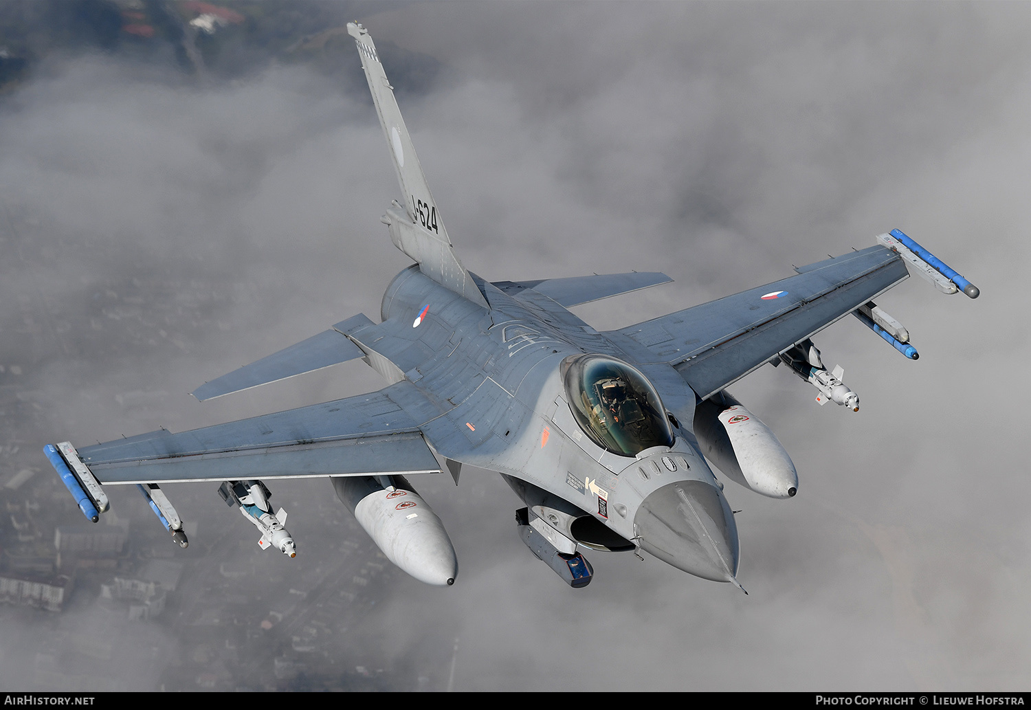 Aircraft Photo of J-624 | General Dynamics F-16AM Fighting Falcon | Netherlands - Air Force | AirHistory.net #173422