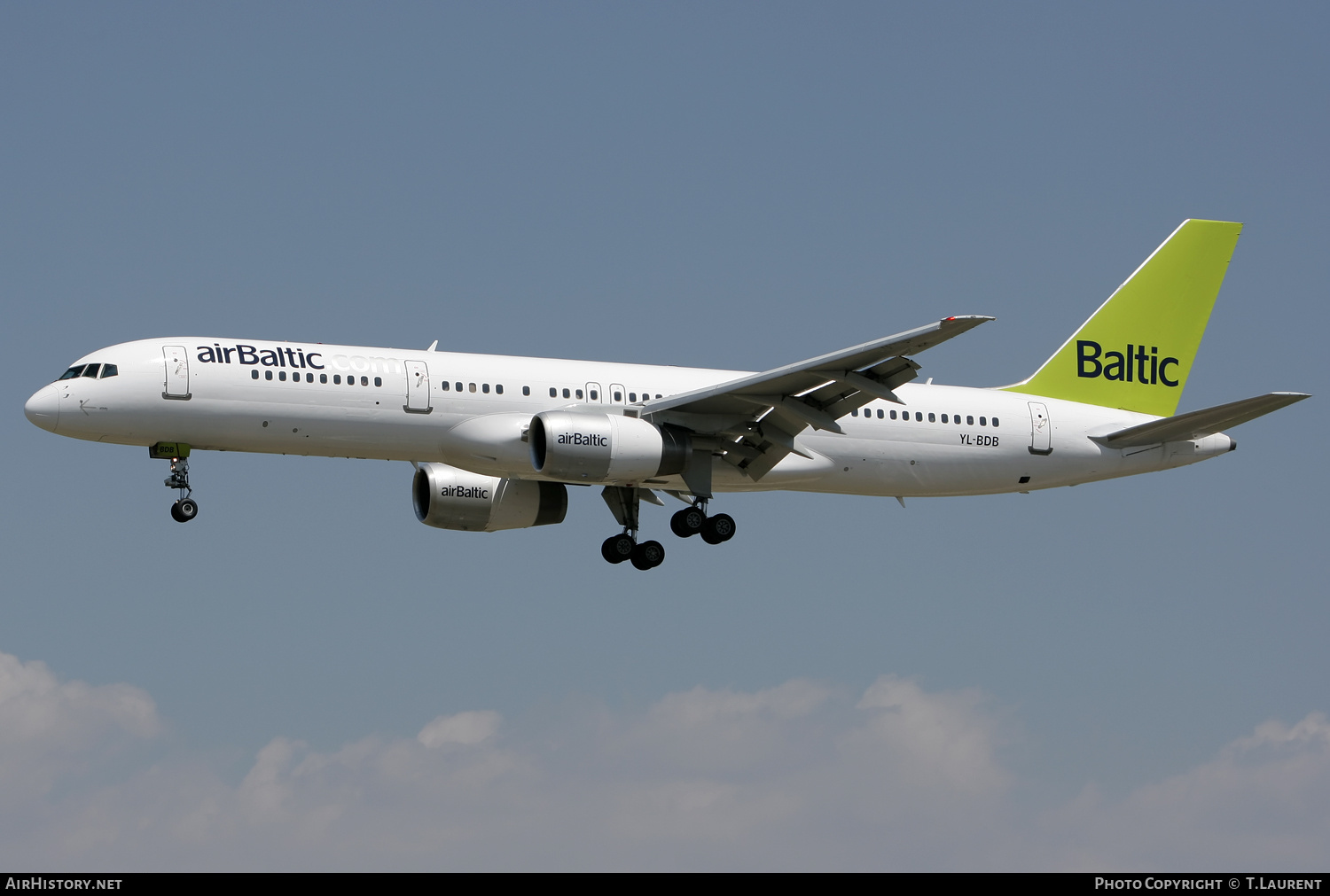 Aircraft Photo of YL-BDB | Boeing 757-256 | AirBaltic | AirHistory.net #173469