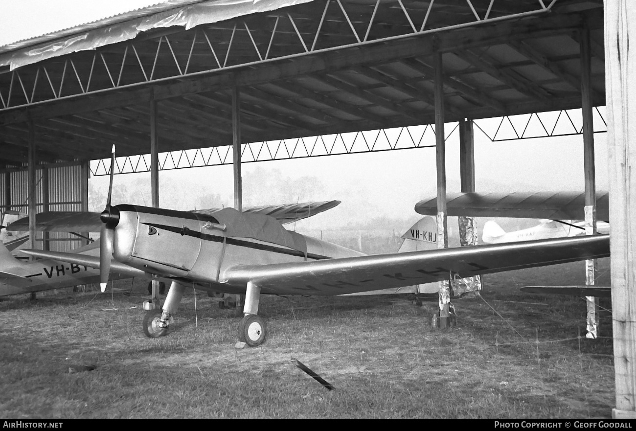 Aircraft Photo of VH-KHJ | De Havilland D.H. 94 Moth Minor | AirHistory.net #173489