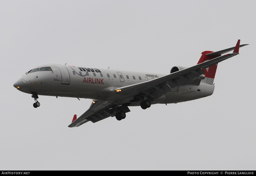 Aircraft Photo of N8883E | Bombardier CRJ-200LR (CL-600-2B19) | NWA Airlink | AirHistory.net #173508