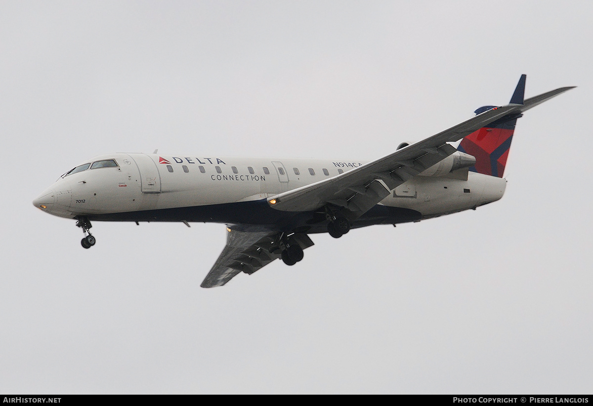 Aircraft Photo of N914CA | Canadair CRJ-100ER (CL-600-2B19) | Delta Connection | AirHistory.net #173512