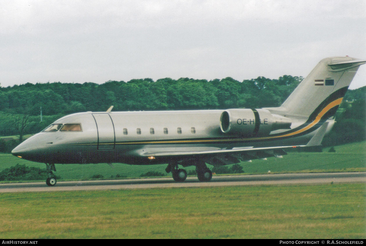 Aircraft Photo of OE-HLE | Canadair Challenger 601 (CL-600-2A12) | AirHistory.net #173518