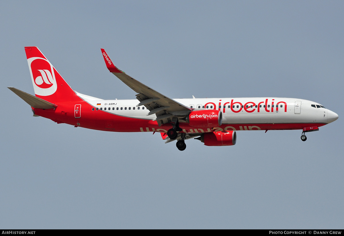 Aircraft Photo of D-ABMJ | Boeing 737-86J | Air Berlin | AirHistory.net #173530