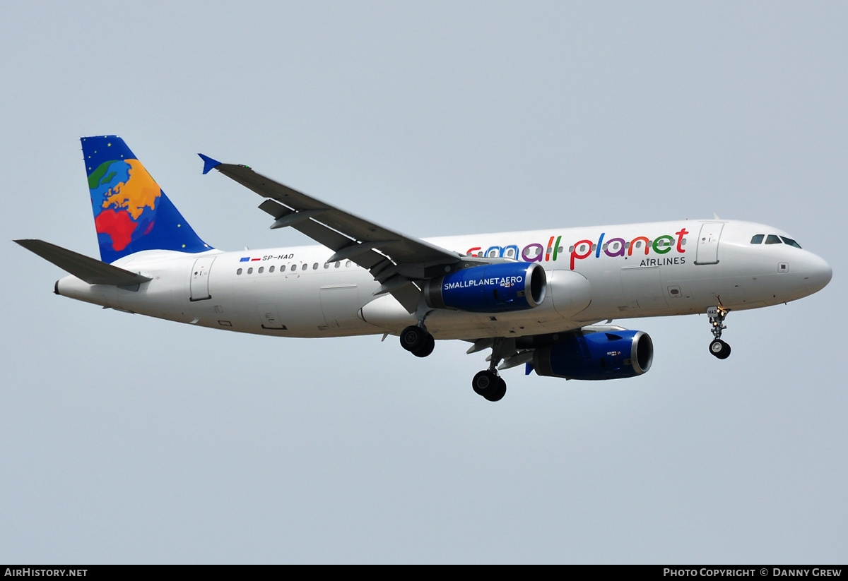 Aircraft Photo of SP-HAD | Airbus A320-232 | Small Planet Airlines | AirHistory.net #173531