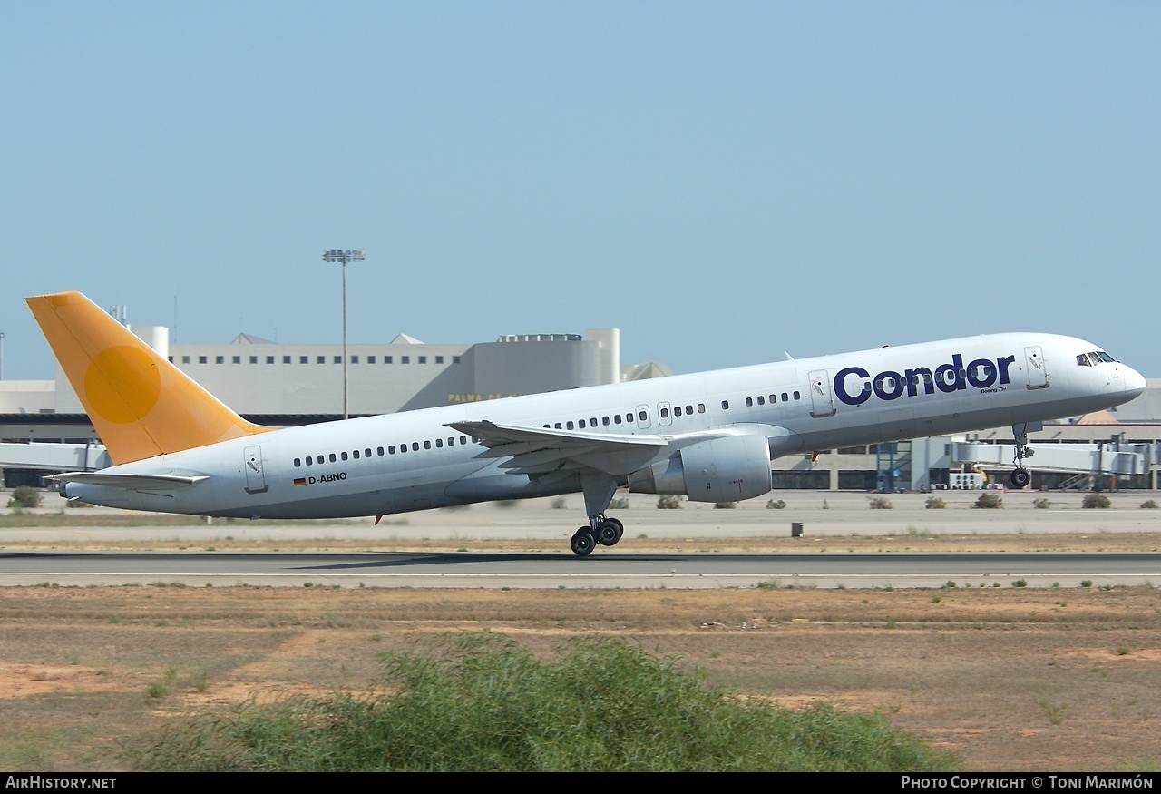 Aircraft Photo of D-ABNO | Boeing 757-230 | Condor Flugdienst | AirHistory.net #173545
