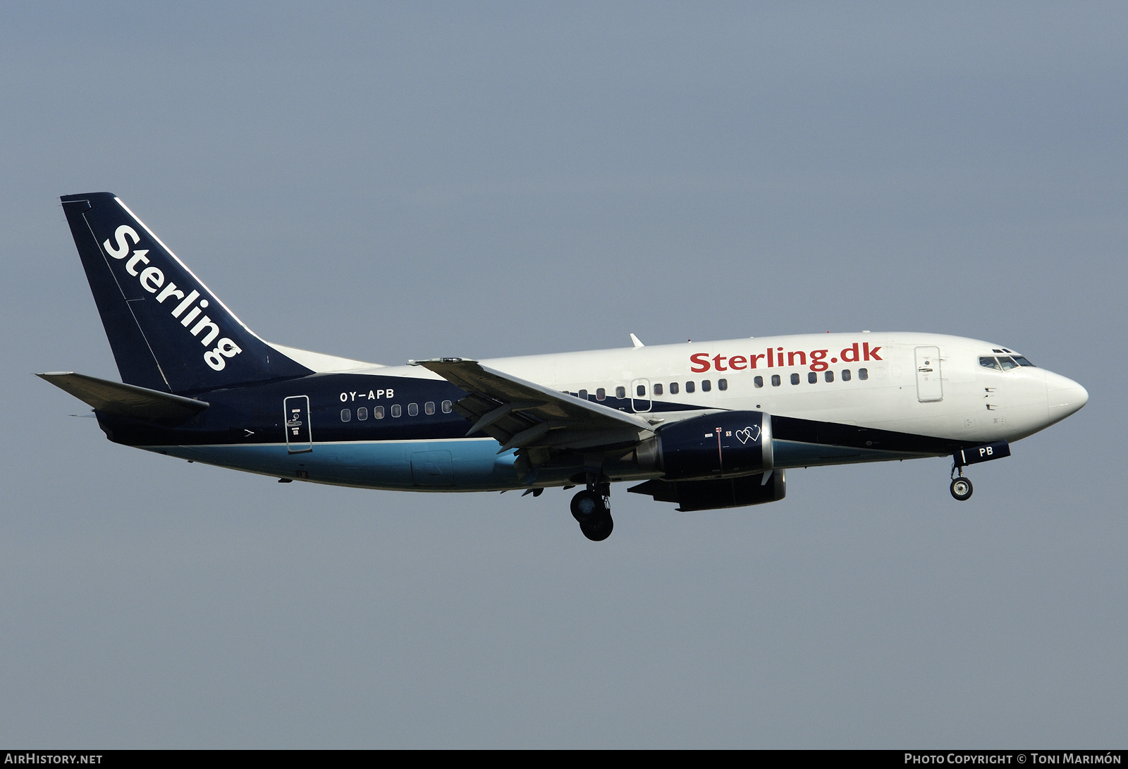 Aircraft Photo of OY-APB | Boeing 737-5L9 | Sterling Airlines | AirHistory.net #173549