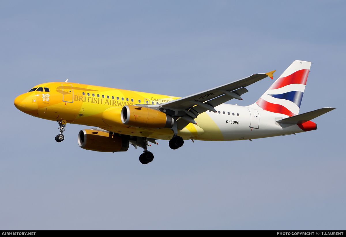 Aircraft Photo of G-EUPC | Airbus A319-131 | British Airways | AirHistory.net #173554