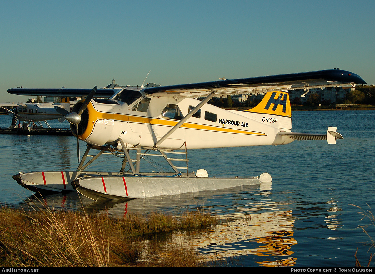 Aircraft Photo of C-FOSP | De Havilland Canada DHC-2 Beaver Mk1 | Harbour Air | AirHistory.net #173556