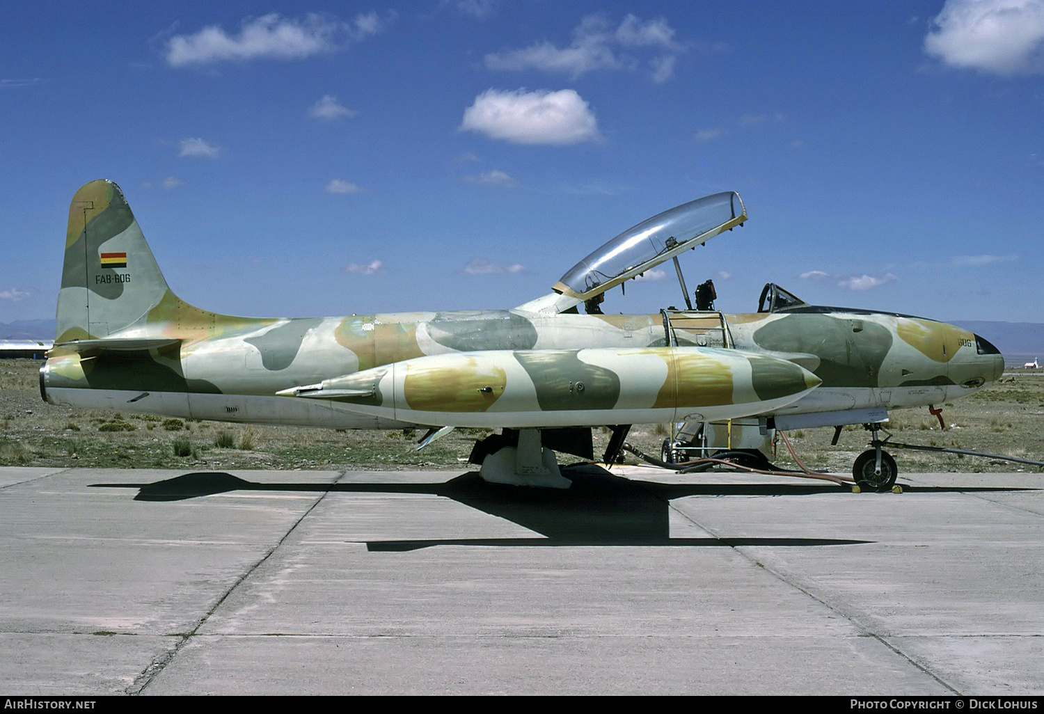 Aircraft Photo of FAB-606 | Canadair T-33AN Silver Star 3 | Bolivia - Air Force | AirHistory.net #173620