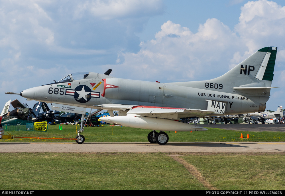 Aircraft Photo of N49WH / 148609 | Douglas A-4B Skyhawk (A4D-2) | Warbird Heritage Foundation | USA - Navy | AirHistory.net #173622