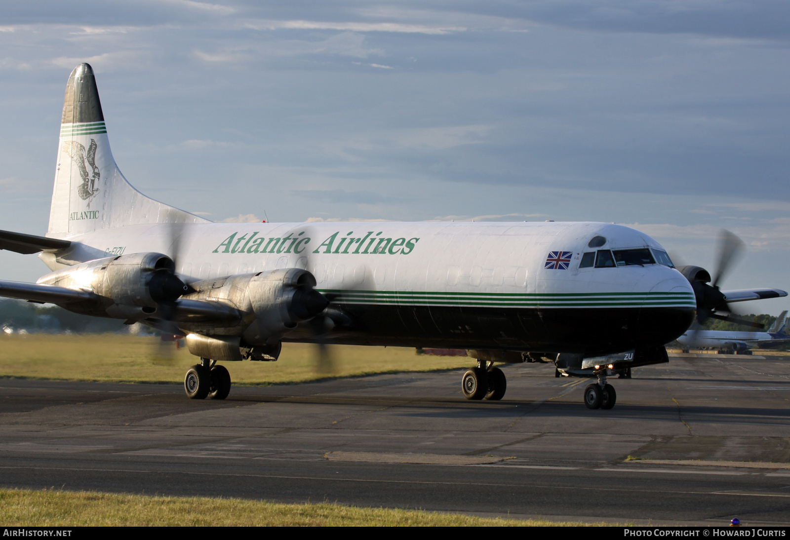 Aircraft Photo of G-FIZU | Lockheed L-188C(F) Electra | Atlantic Airlines | AirHistory.net #173624
