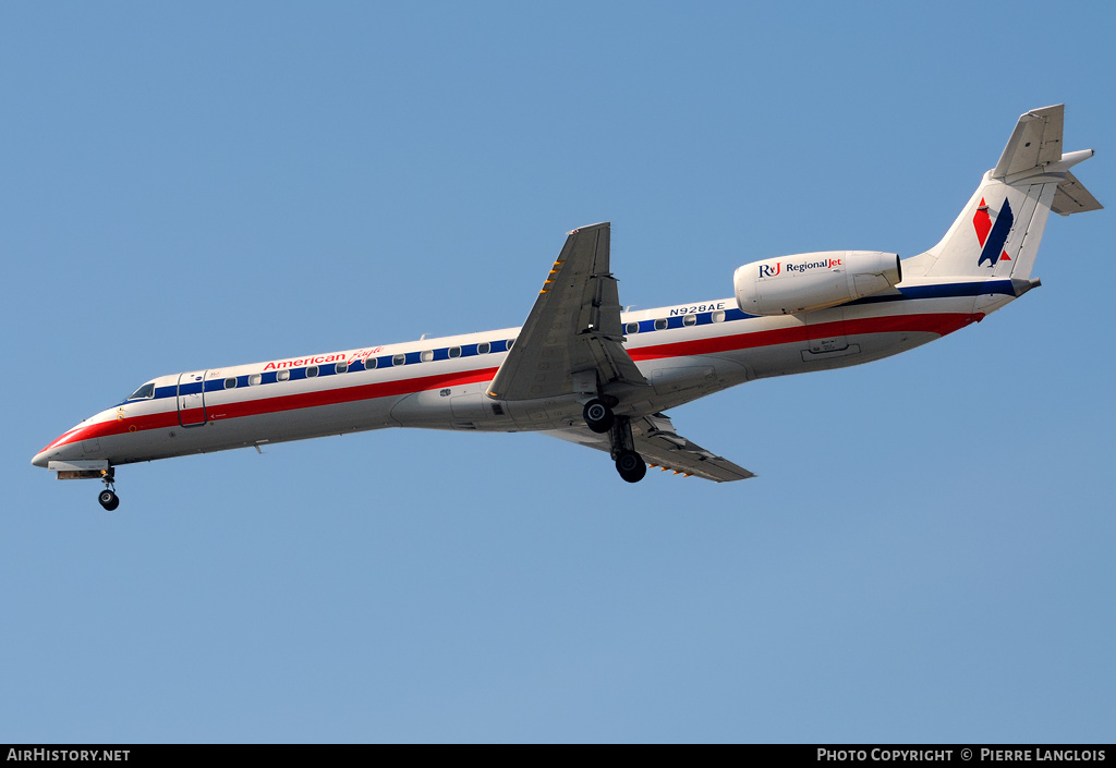 Aircraft Photo of N928AE | Embraer ERJ-145LR (EMB-145LR) | American Eagle | AirHistory.net #173682