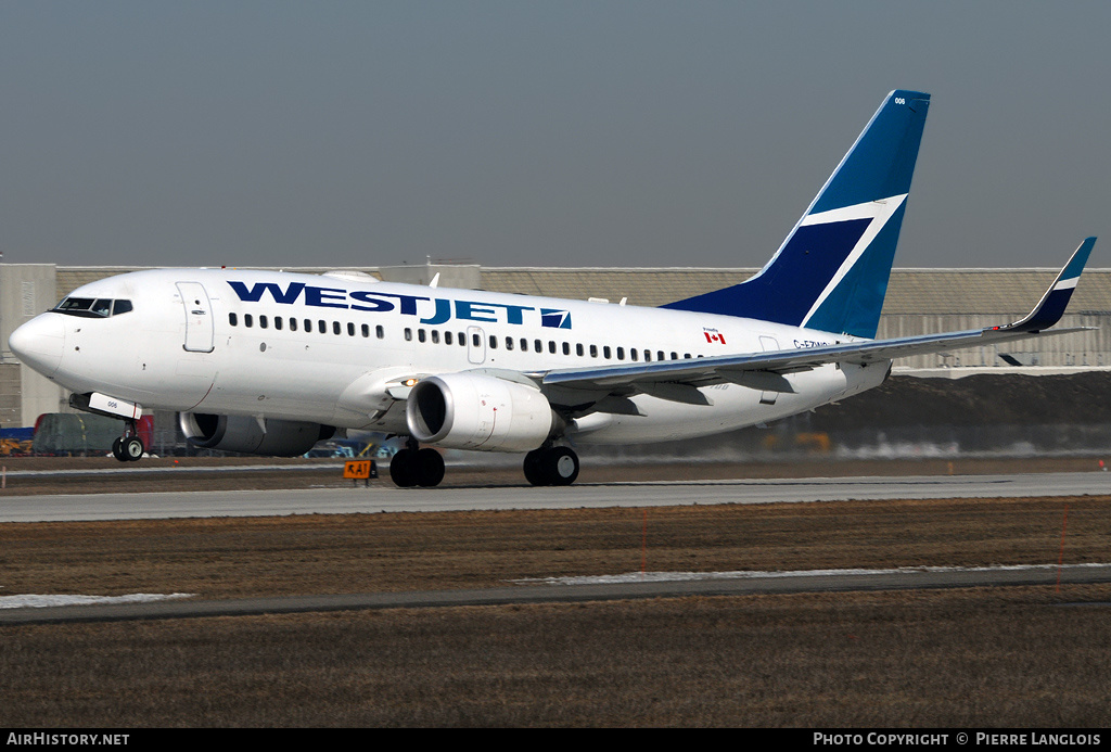 Aircraft Photo of C-FZWS | Boeing 737-76N | WestJet | AirHistory.net #173698