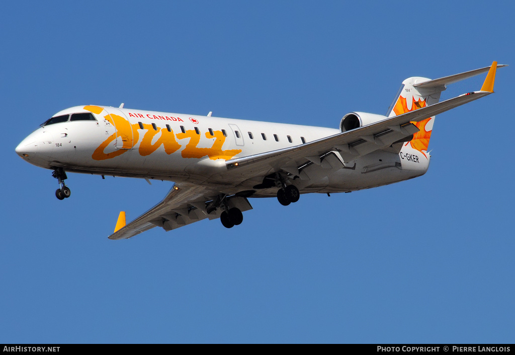 Aircraft Photo of C-GKER | Bombardier CRJ-200ER (CL-600-2B19) | Air Canada Jazz | AirHistory.net #173706