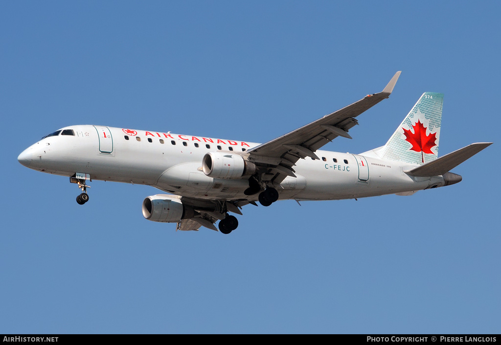 Aircraft Photo of C-FEJC | Embraer 175SU (ERJ-170-200SU) | Air Canada | AirHistory.net #173737